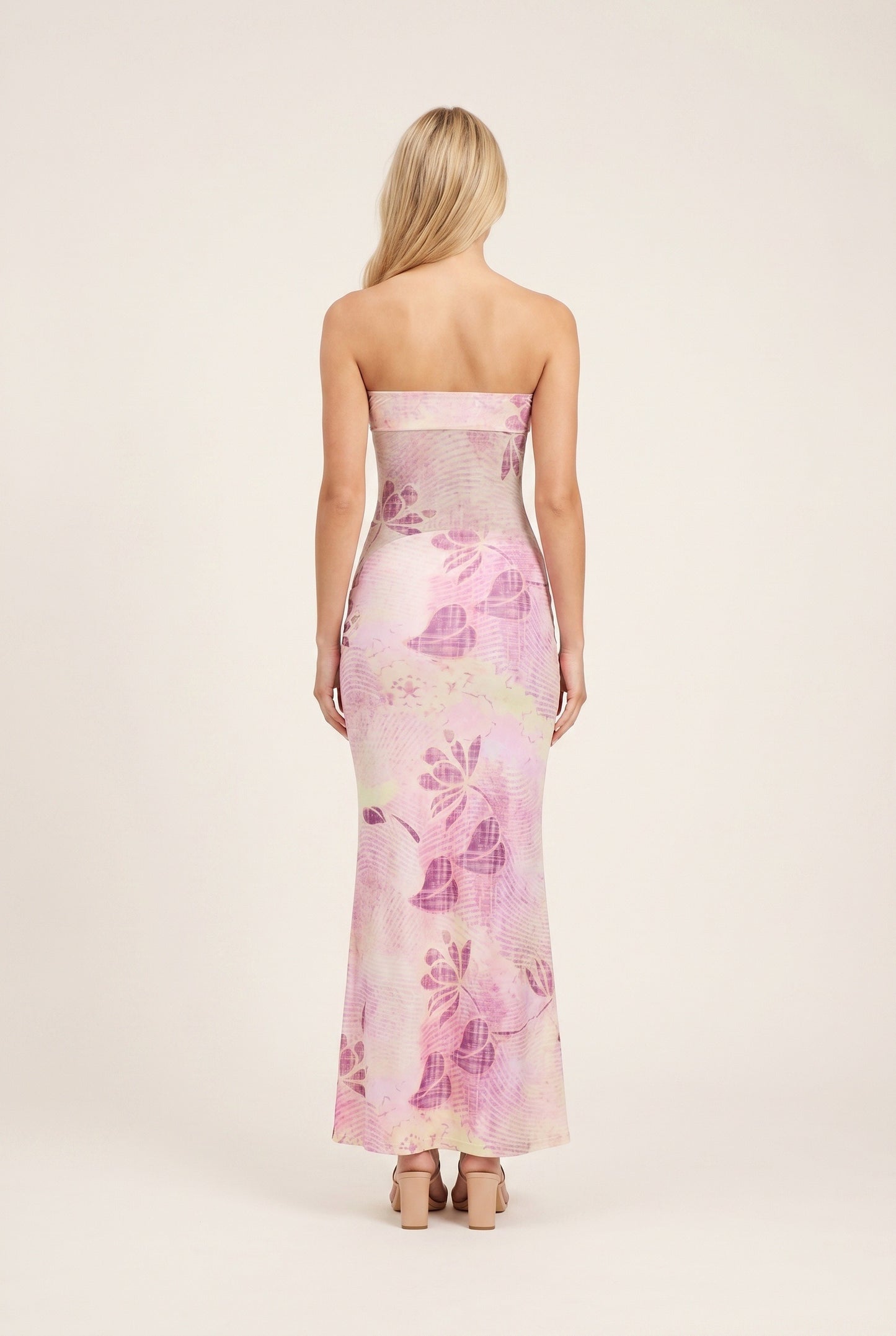 Antoinette Women's Maxi Dress | Strapless | Floral Print