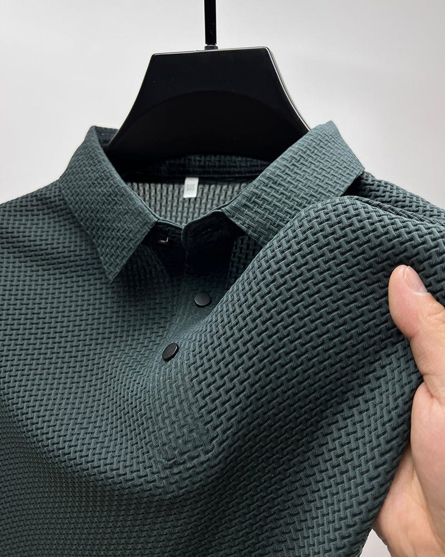 Innocenzo Heren Polo Shirt | Gestructureerde Weving | Klassieke Kraag