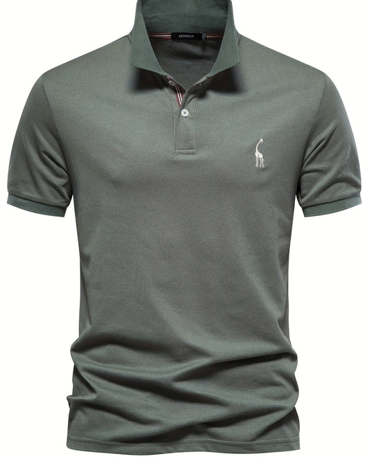 Lazzaro Heren Polo Shirt | Kraag met Contrastbies | Korte Mouwen
