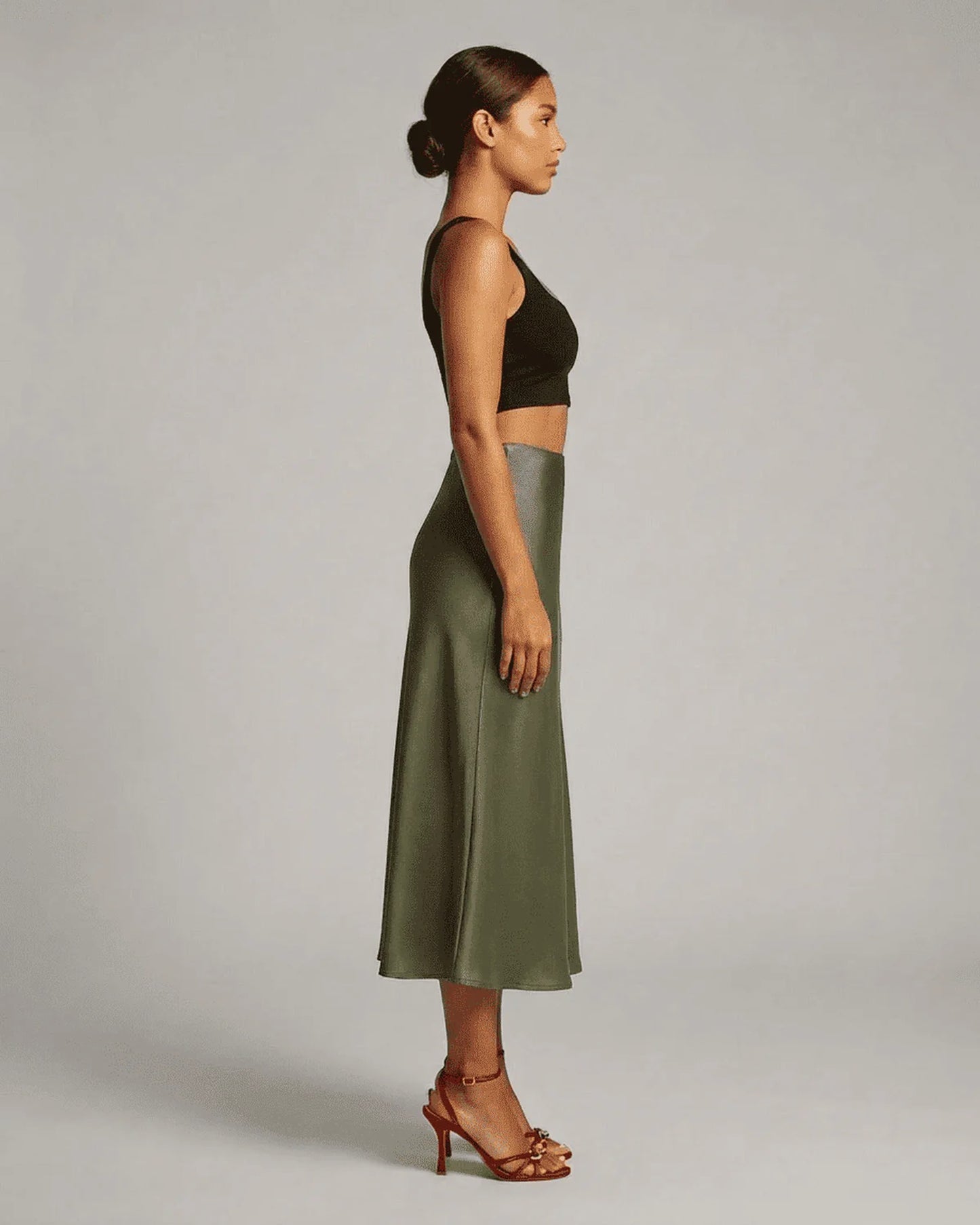 Soizic Dames Midi Rok | Midi Lengte | Uitlopende Zoom