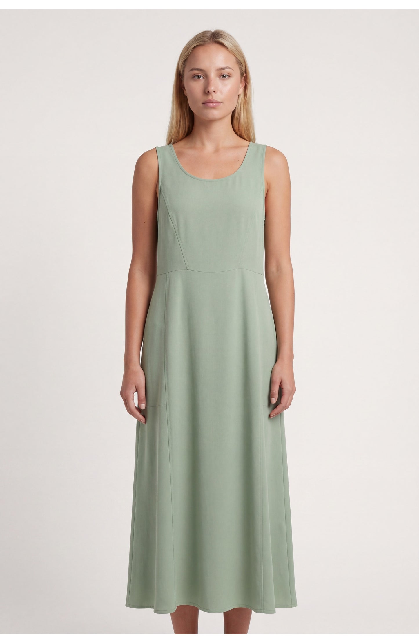Nadia Women's Midi Dress | Sleeveless | Loose Fit