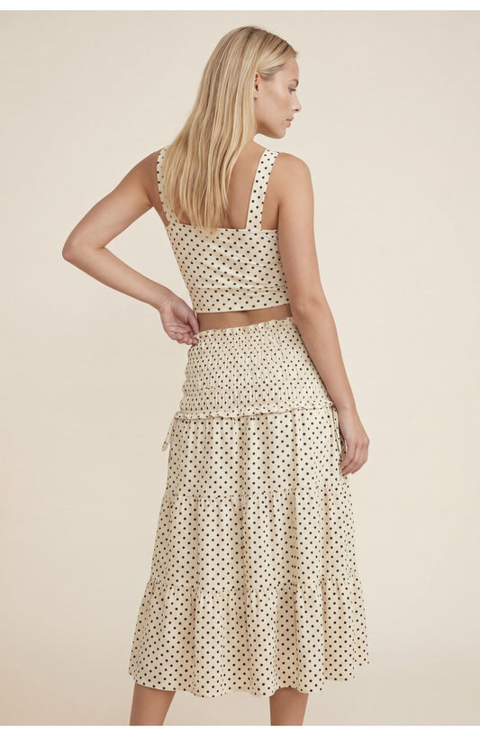 Sabine Dames Co-Ord | Elegante Pasvorm | Polka Dot
