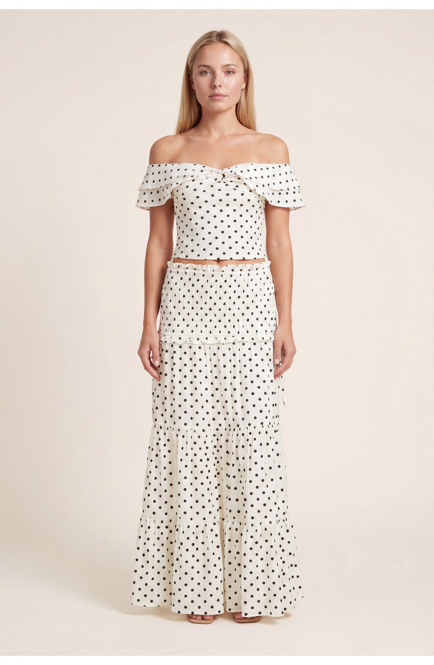 Sabine Women's Co-Ord | Elegant Fit | Polka Dot