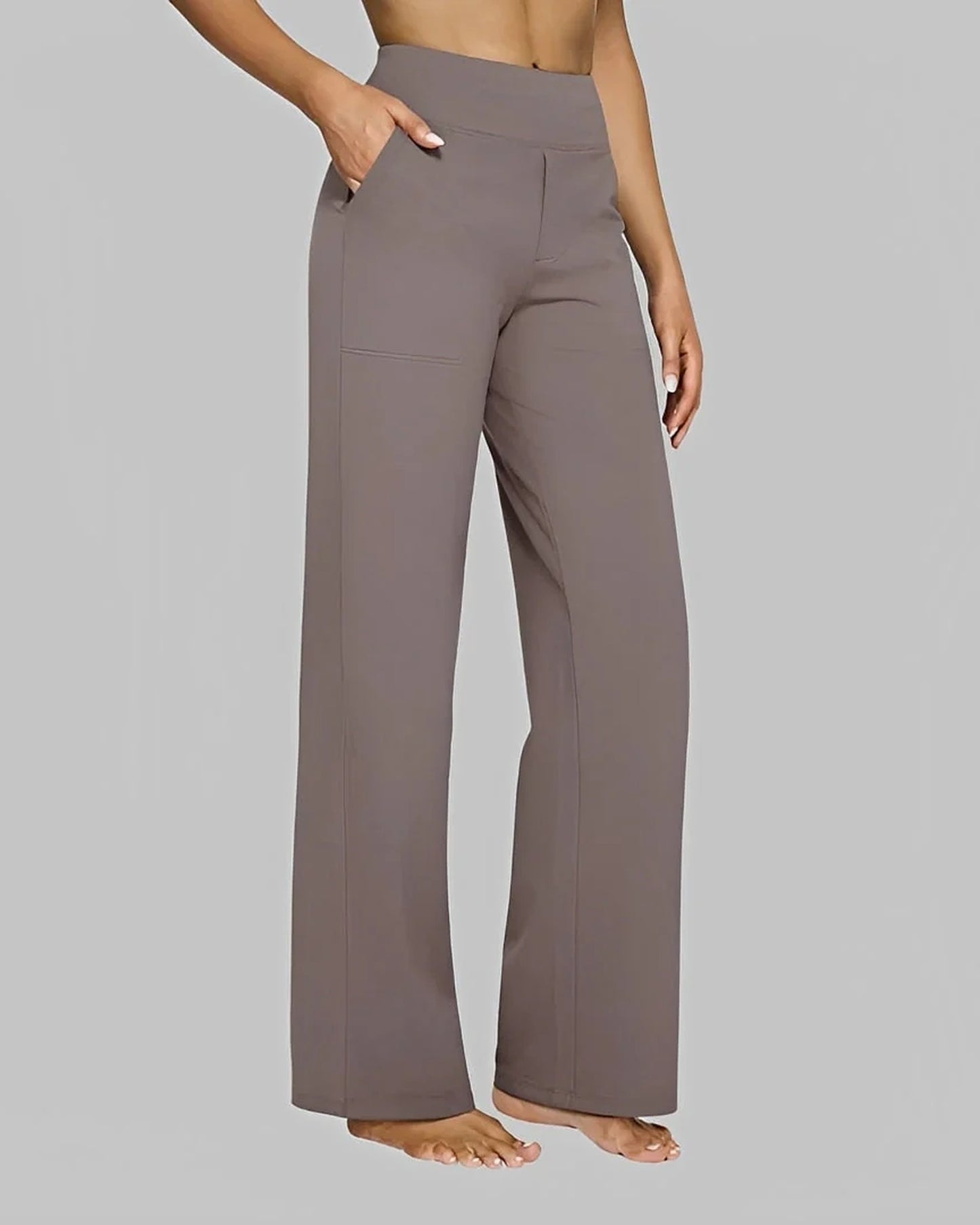 Périne Dames Broek | Wijde Pijpen | Hoge Taille