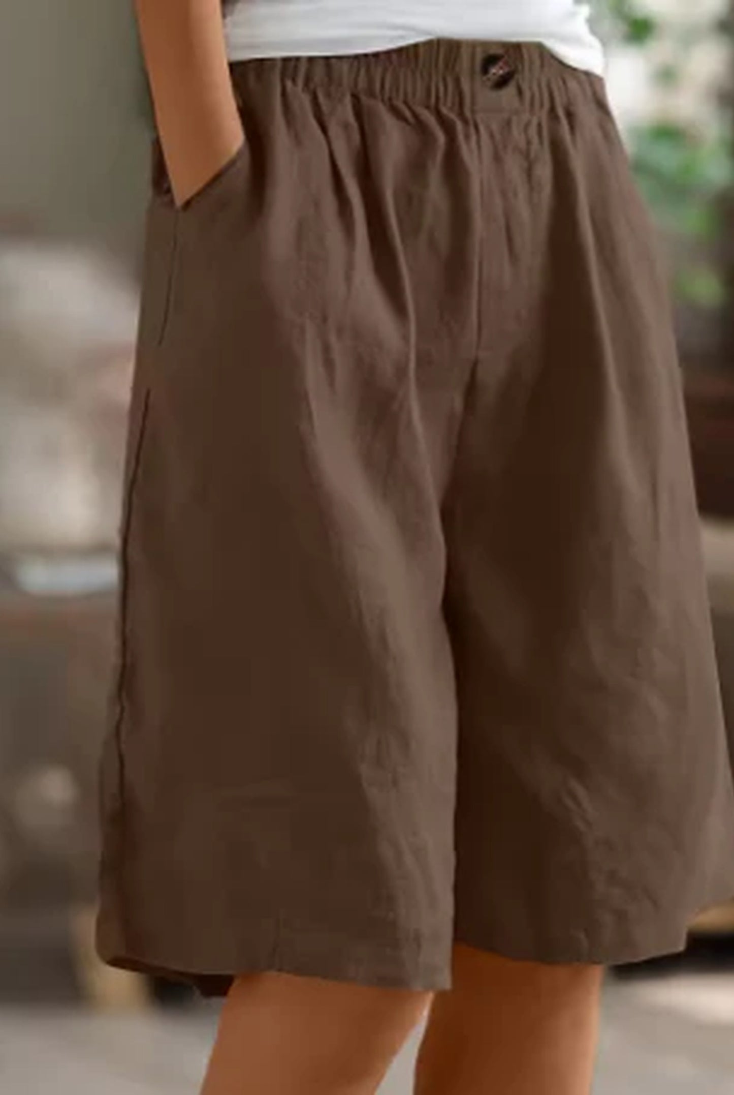 Allégra Dames Broek | Elastische Taille | Brede Pijpen