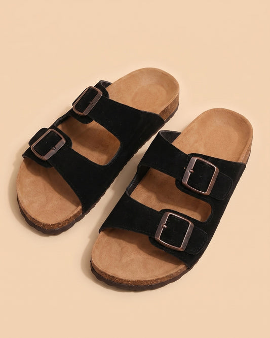 Tessa Dame Sandaler | Kork | Fodbed