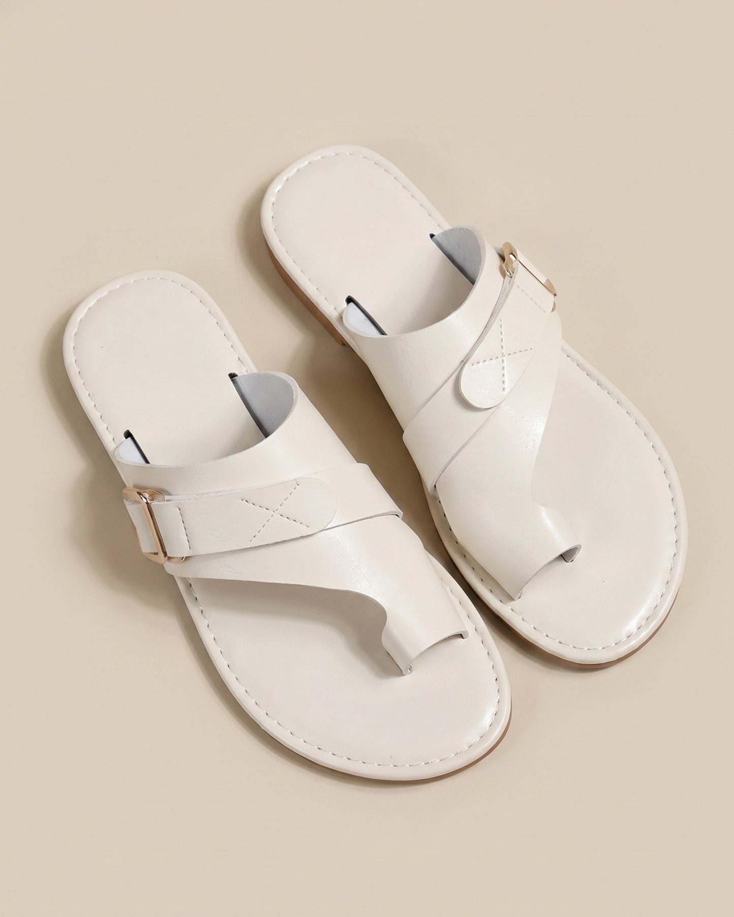 Vanessa Dames Sandalen | Gekruiste Bandjes | Met Gesp