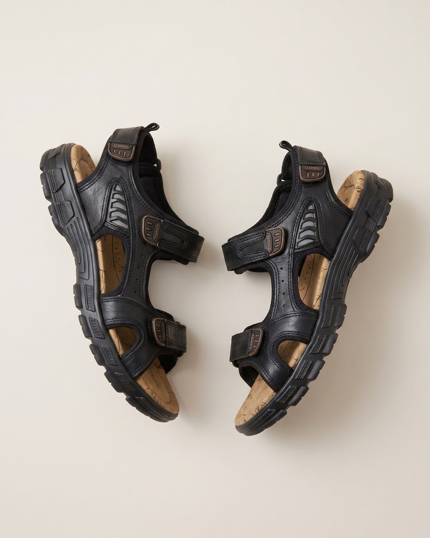 Vanille Dames Sandalen | Klittenband | Voetbed