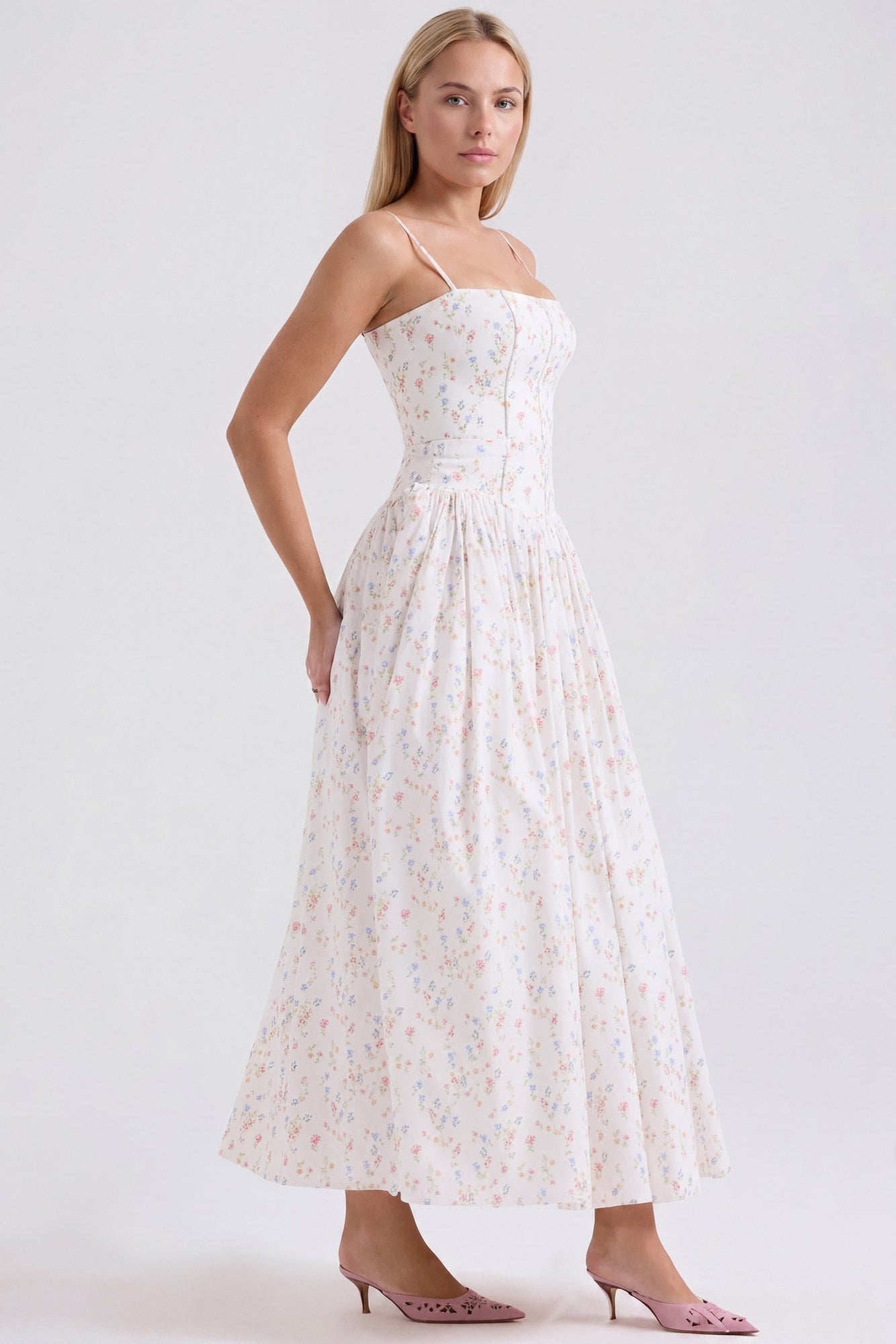 Gisèle Dames Maxi Jurk | Shaping Effect | Bloemenprint