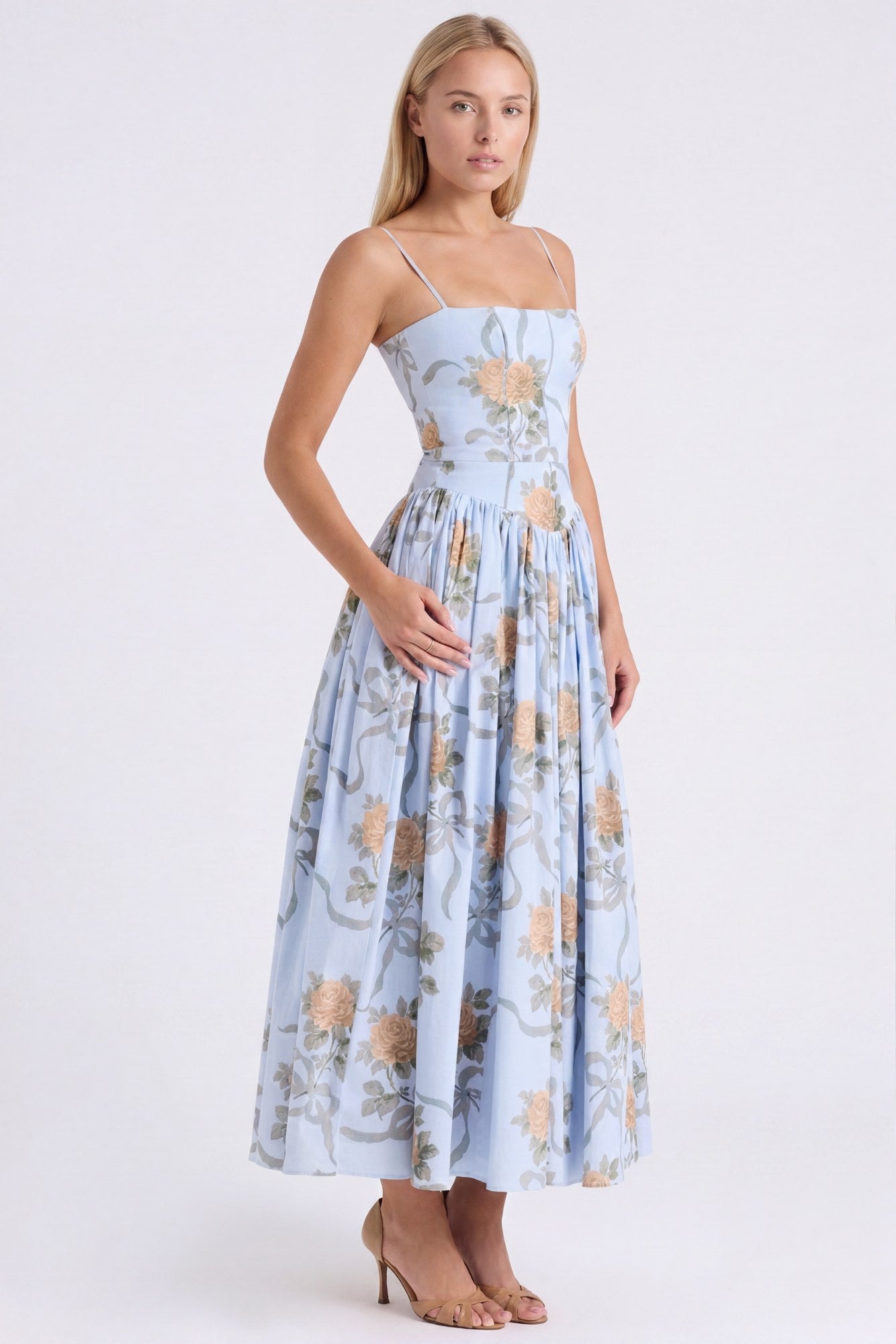 Gisèle Dames Maxi Jurk | Shaping Effect | Bloemenprint