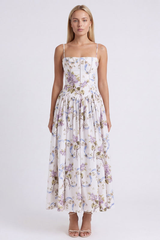 Gisèle Women's Maxi Dress | Shaping Effect | Floral Print
