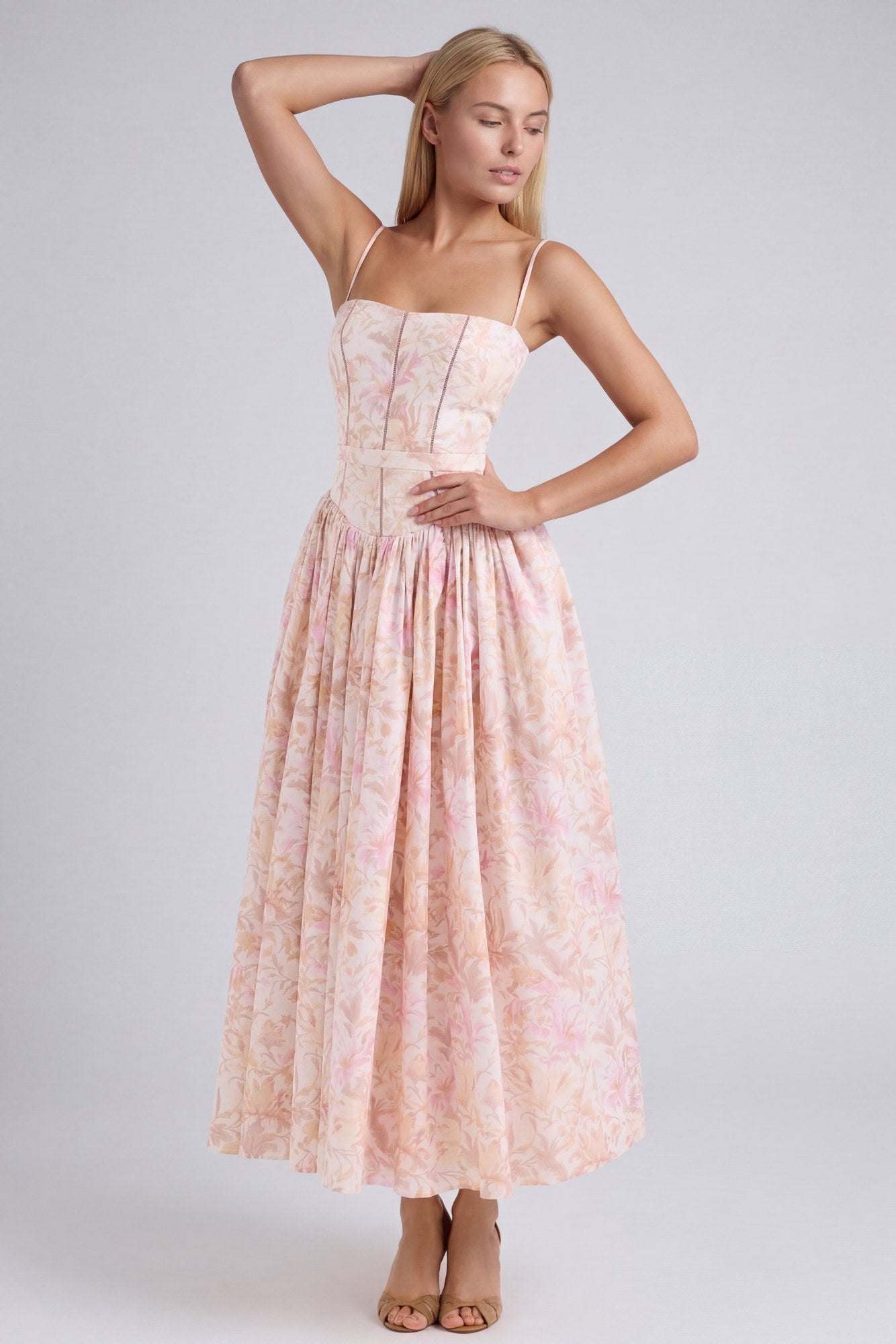 Gisèle Dames Maxi Jurk | Shaping Effect | Bloemenprint