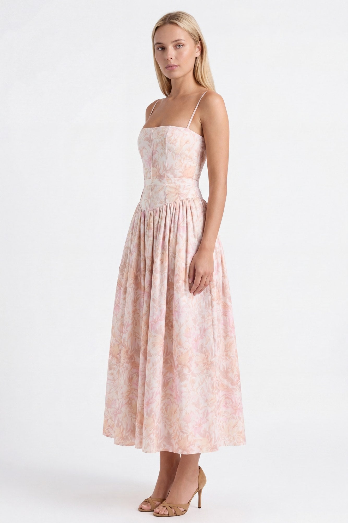 Gisèle Dames Maxi Jurk | Shaping Effect | Bloemenprint