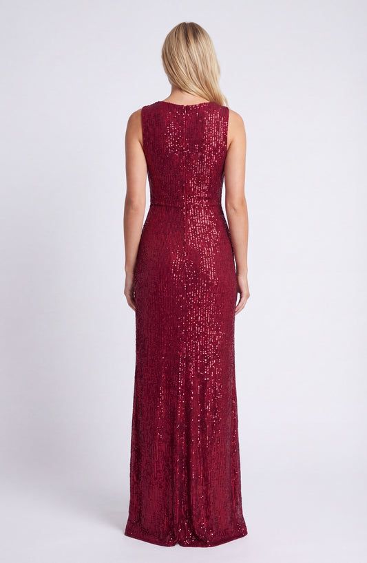 Capucine Women's Maxi Dress | Elegant Red Evening Dress | Long Party Dress