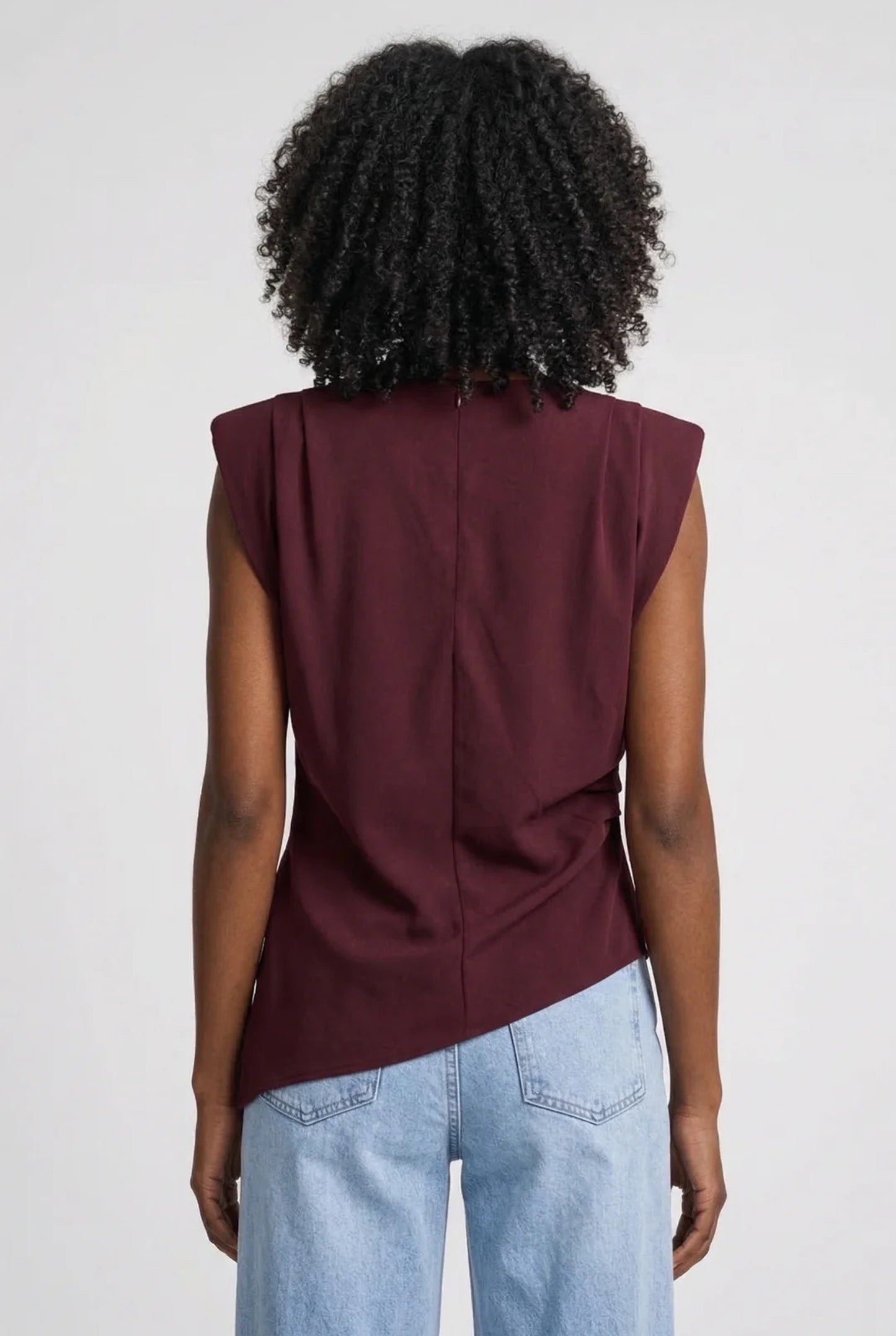 Women's Top | Draped Fit | Asymmetrical Hem