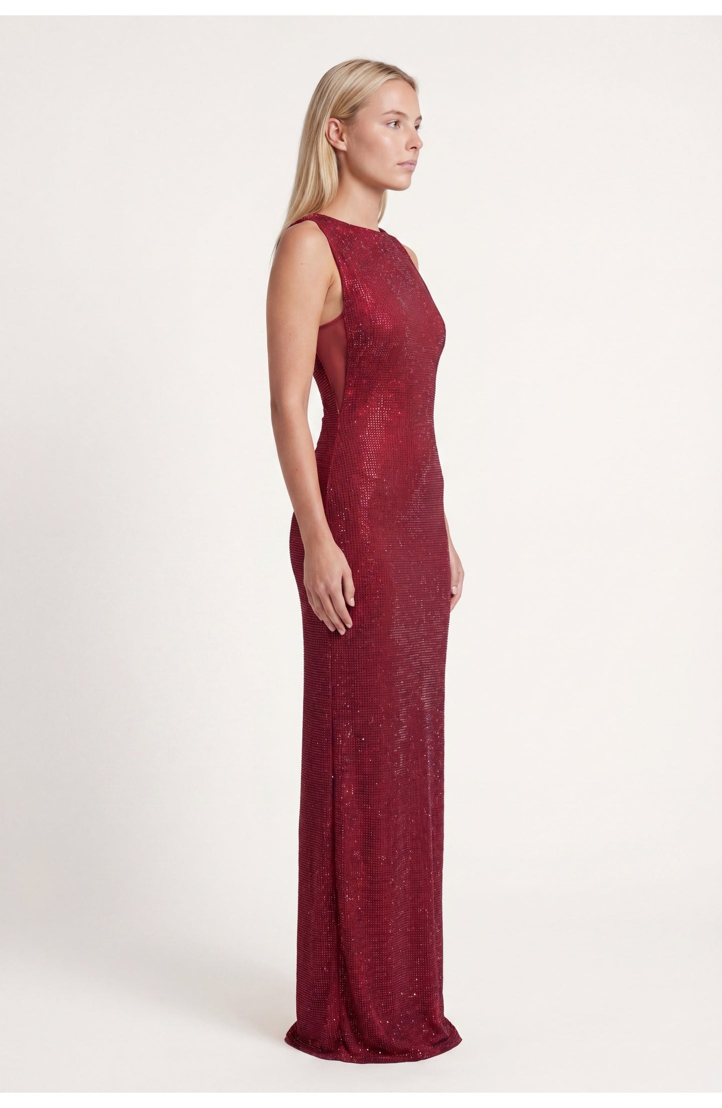 Amélie Women's Maxi Dress | Glitter | Boat Neck