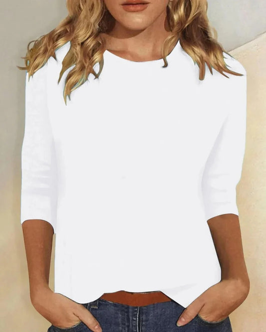Annabella Women's Top | Short Sleeves | Round Neckline