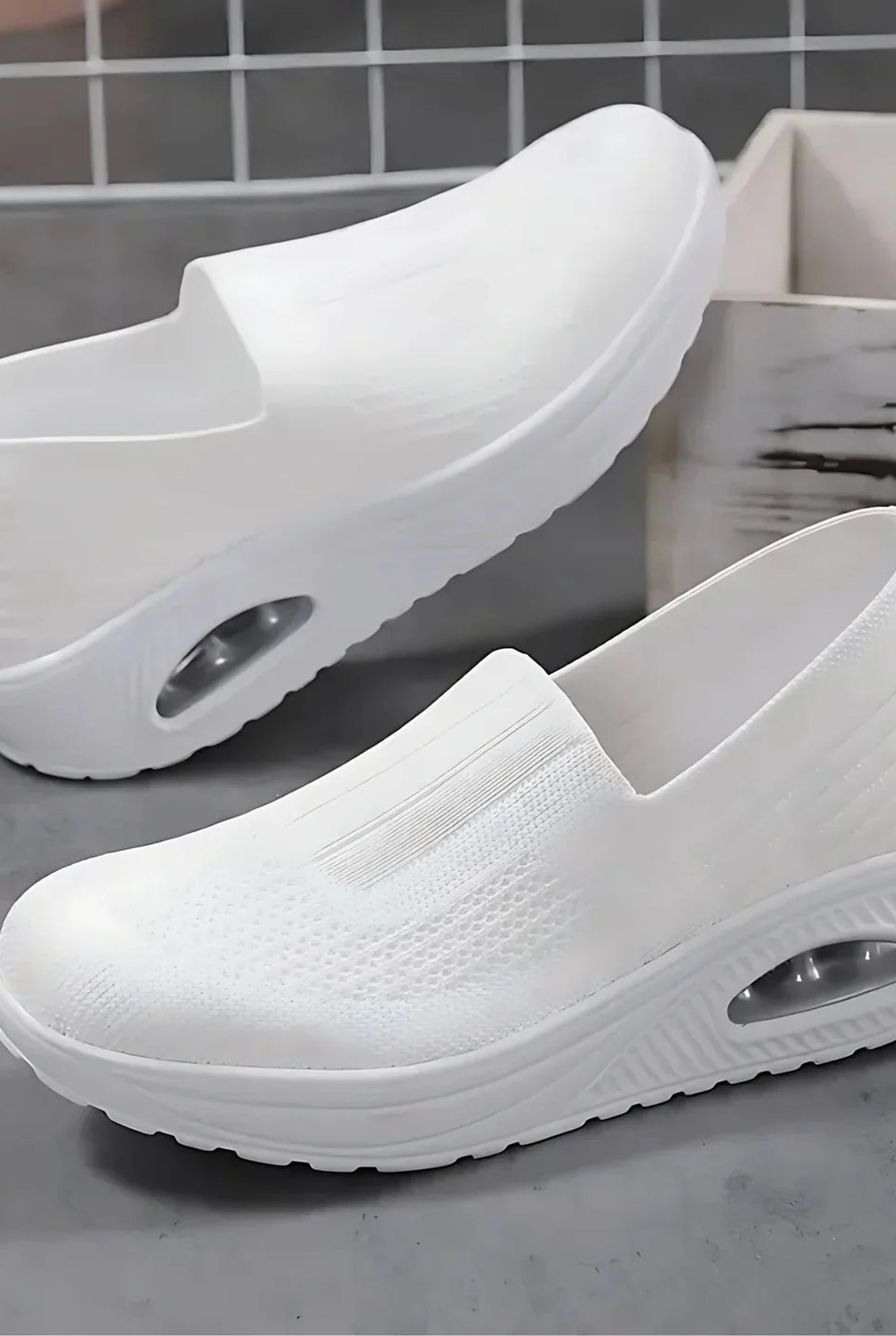 Plaisance Dames Schoenen | Gebreide Textuur | Luchtgepolsterde Zool