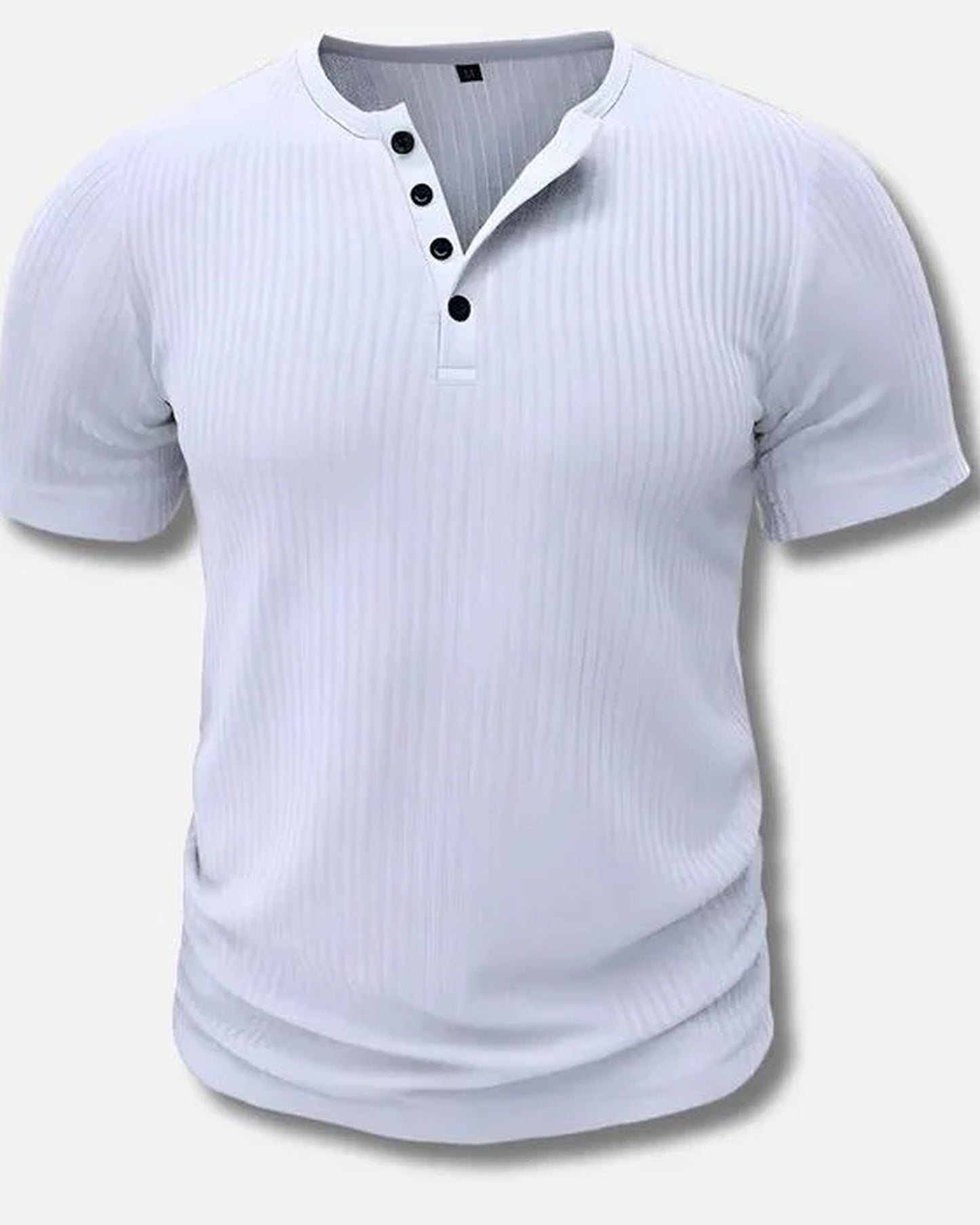 Cipriano Heren Polo Shirt | Geribbelde Textuur | Contrasterende Kraag