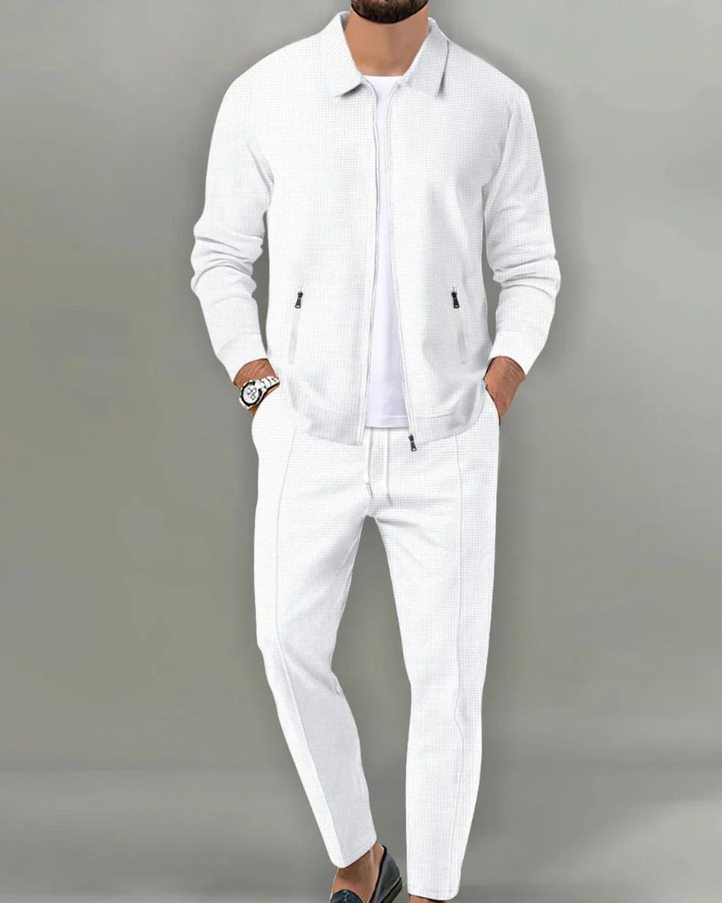 Dante Heren Co-Ord Set | Longline Vest | Wijde Broek
