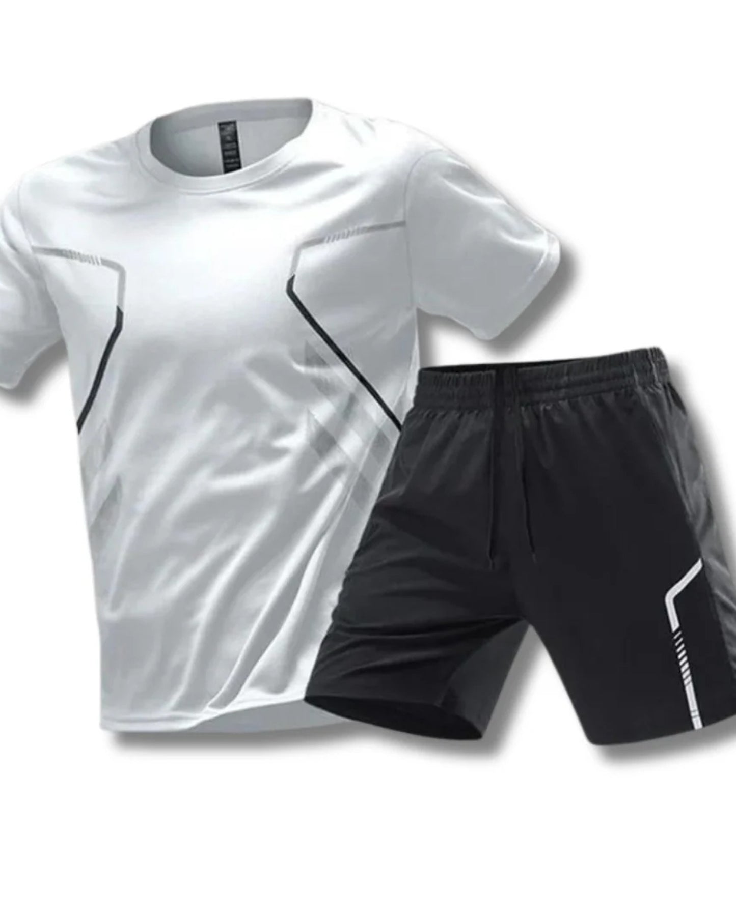 Emanuele Heren Sportset | Korte Mouwen | Reflecterende Accenten