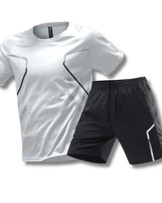 Emanuele Heren Sportset | Korte Mouwen | Reflecterende Accenten