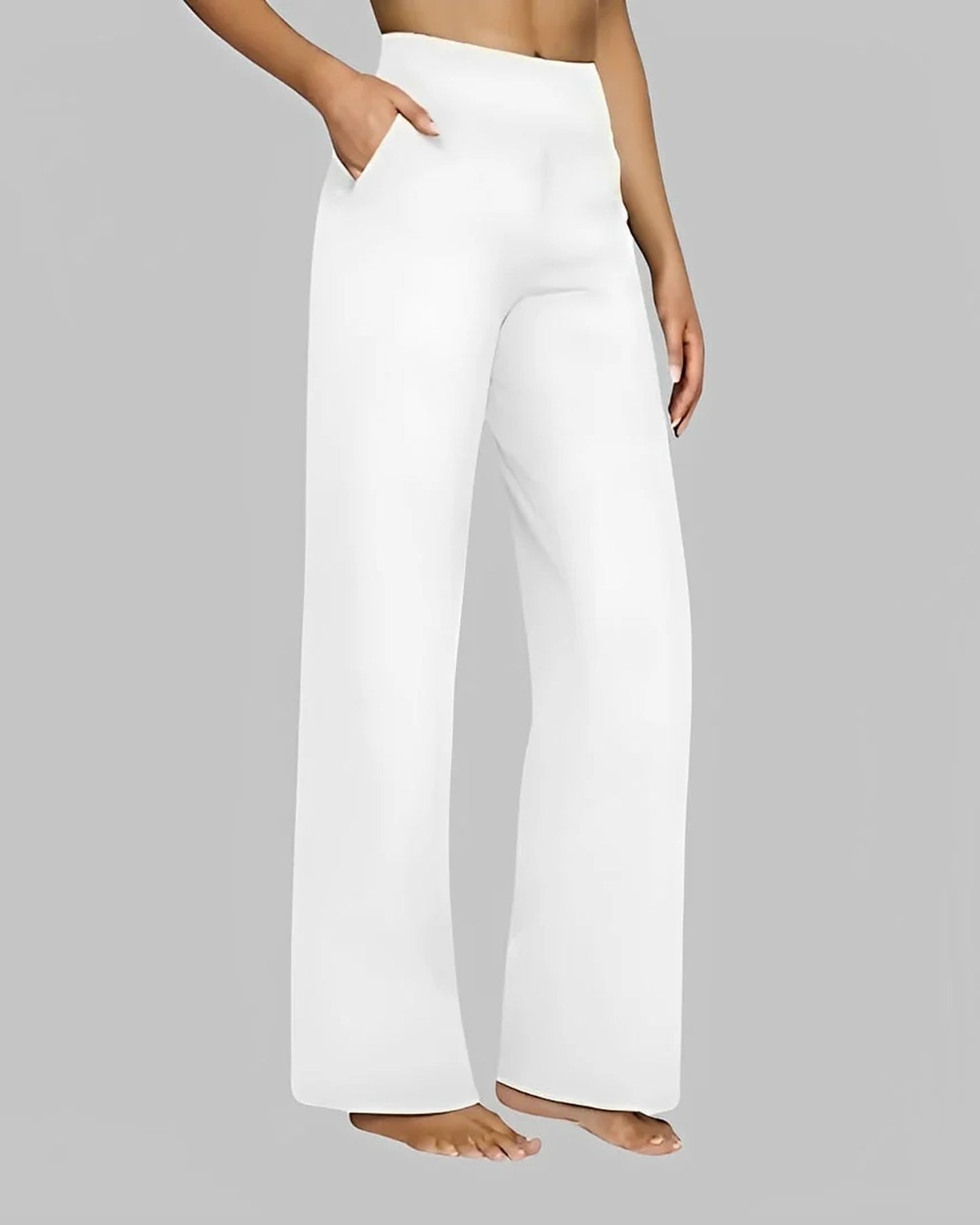 Périne Dames Broek | Wijde Pijpen | Hoge Taille