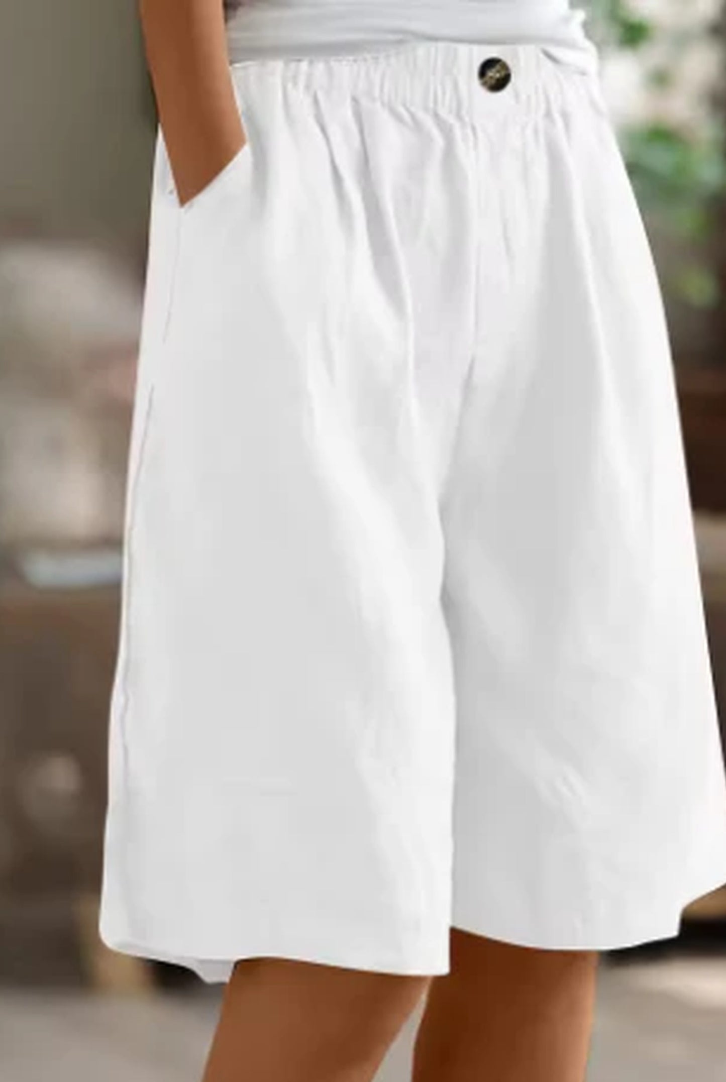 Allégra Dames Broek | Elastische Taille | Brede Pijpen