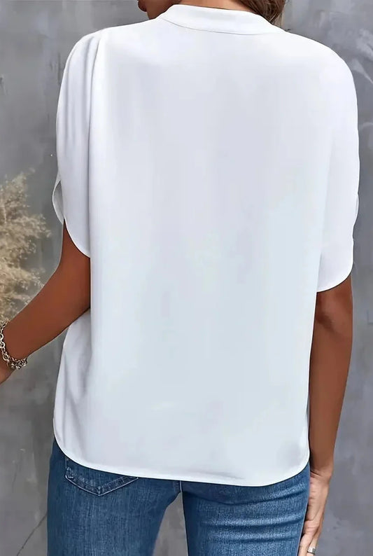 Philomèle Dames T-Shirt | Korte Mouwen | V-Hals
