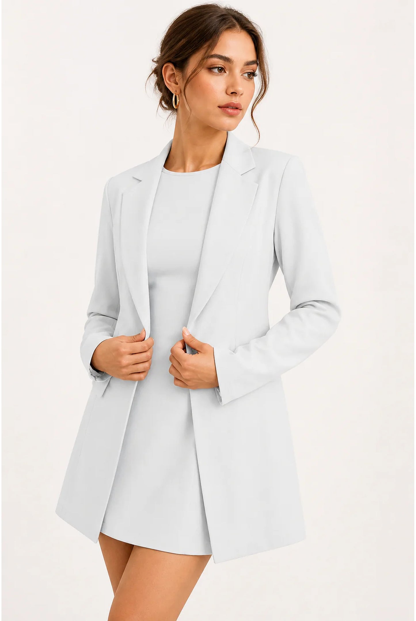 Claire Women's Co-Ord Set | Notched Collar Blazer | Mini Dress