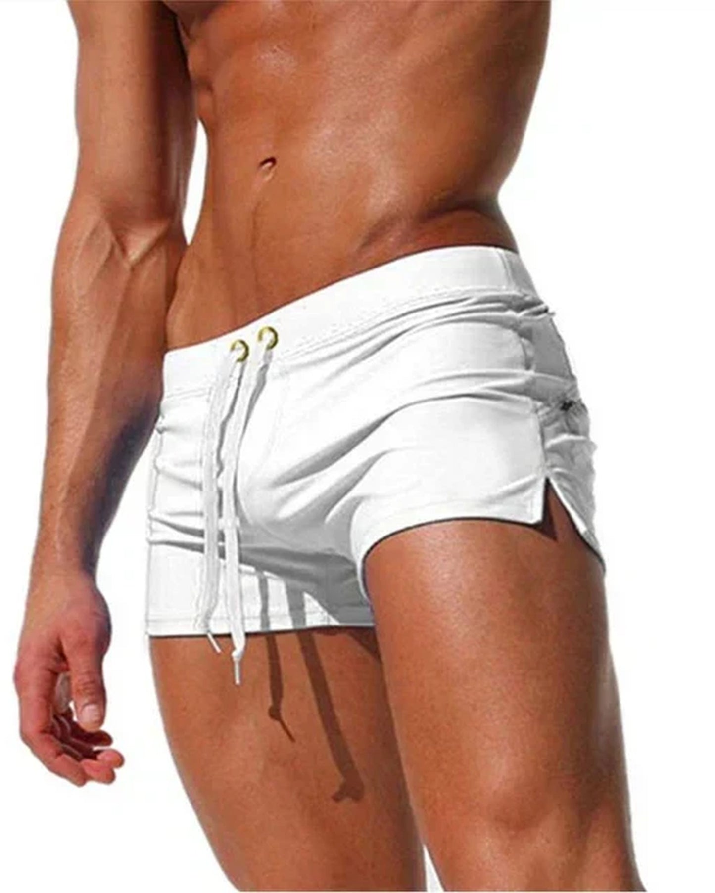 Romeo Heren Short | Gelaagde Franje | Trekkoord Taille