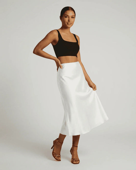 Soizic Dames Midi Rok | Midi Lengte | Uitlopende Zoom