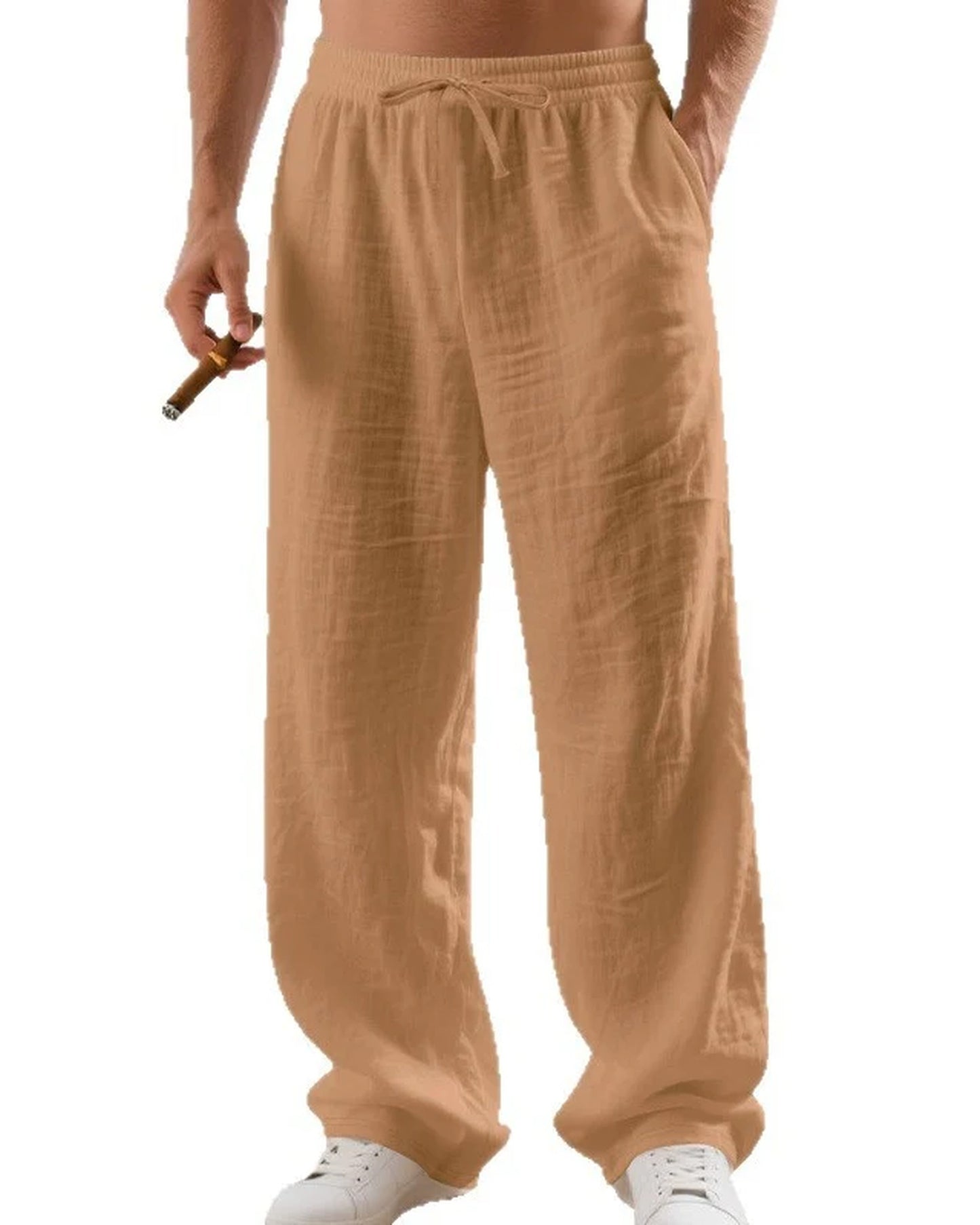 Silvestro Heren Broek | Wijde Pasvorm | Trekkoord Taille