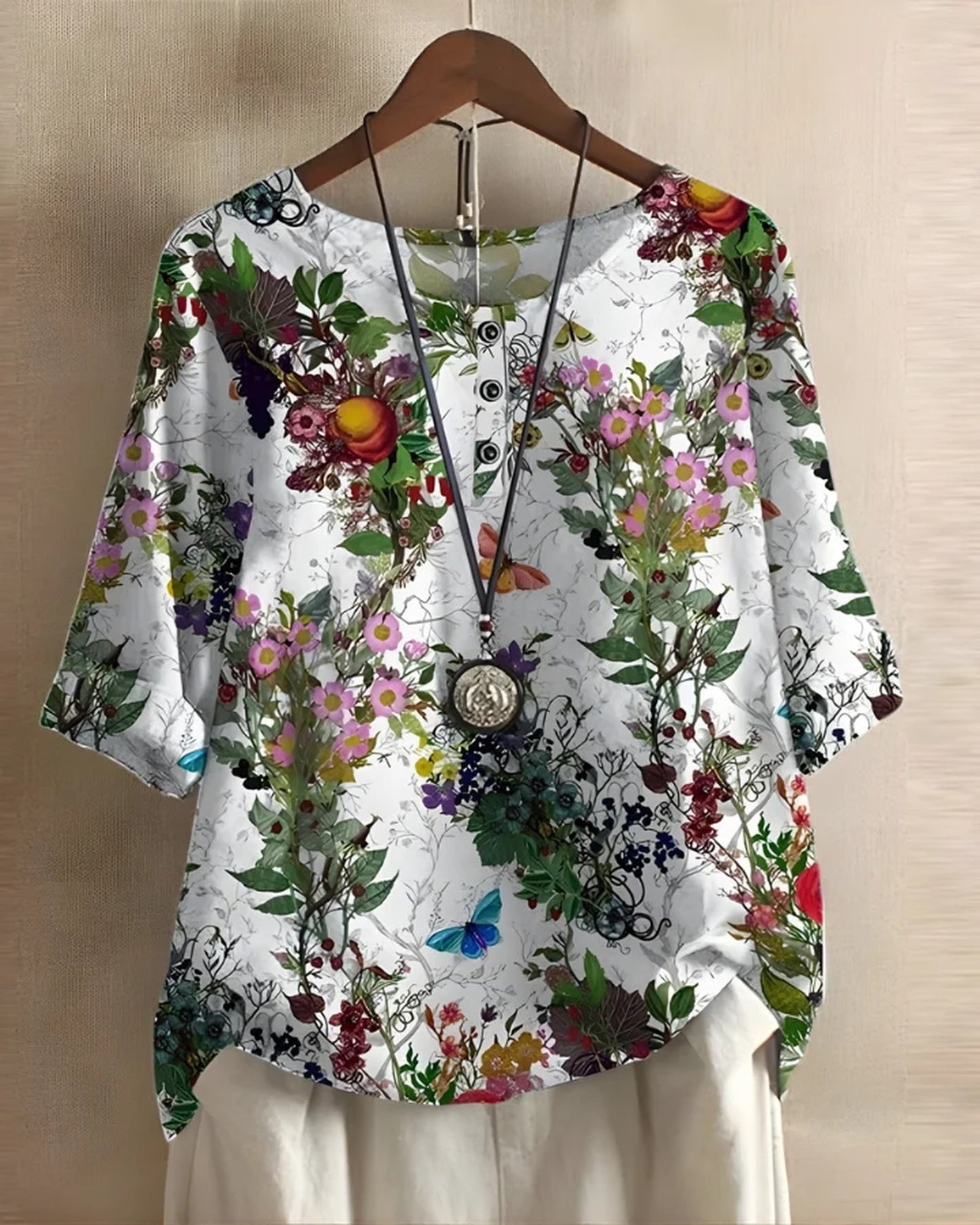 Cornelia Dames Top | Polkadot Print | Ballonmouwen