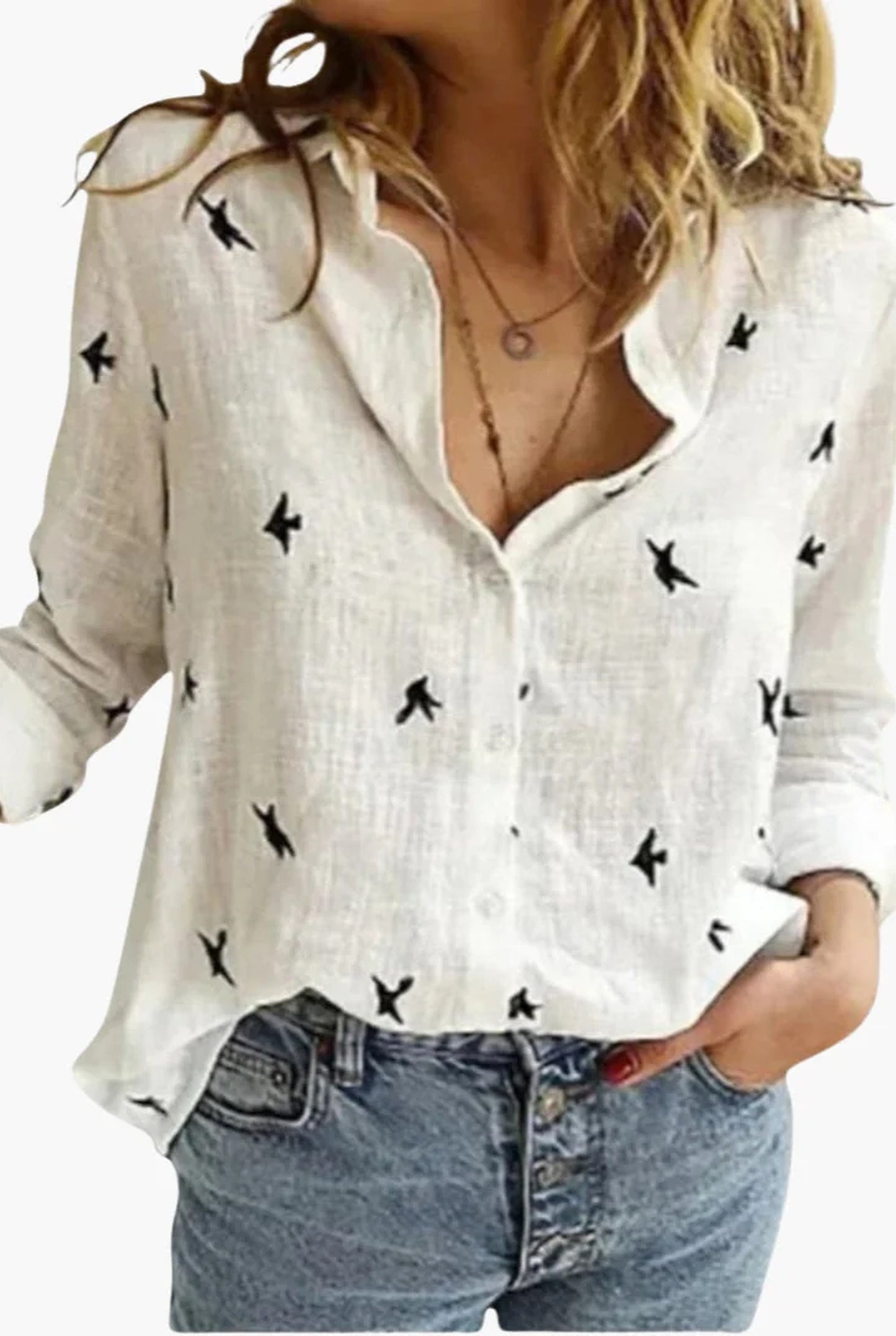Doulceline Dames Blouse | Patronen | Overhemdkraag