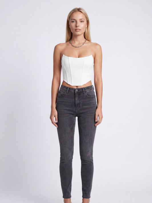 Colette Dames Corset Top | Strapless | Gestructureerde Pasvorm