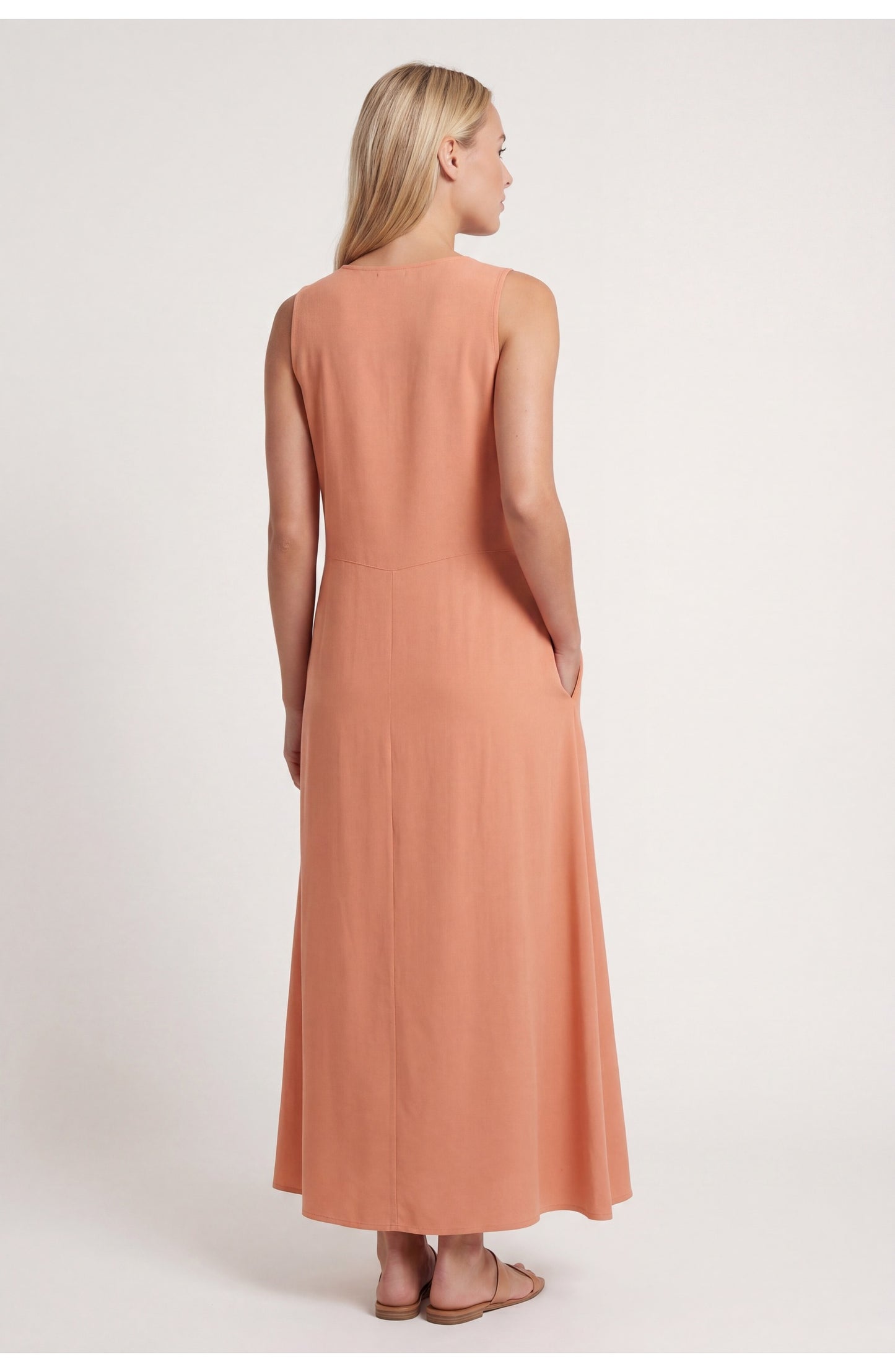 Nadia Women's Midi Dress | Sleeveless | Loose Fit