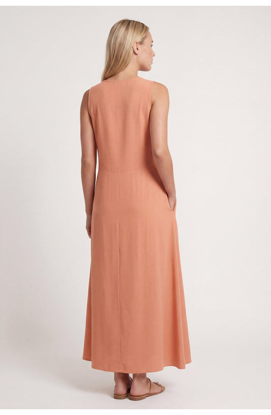 Nadia Women's Midi Dress | Sleeveless | Loose Fit