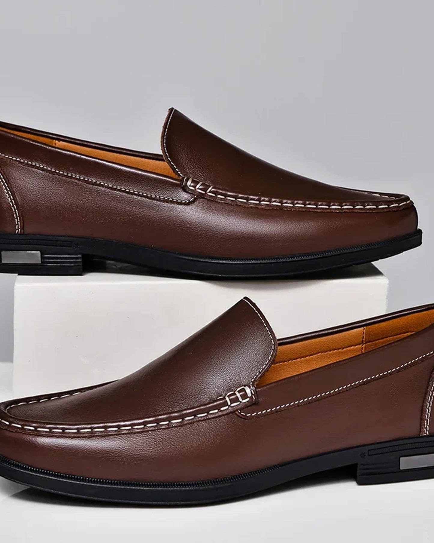 Osvaldo Heren Sko | Lukkede Slip-On | Polstret Indersål