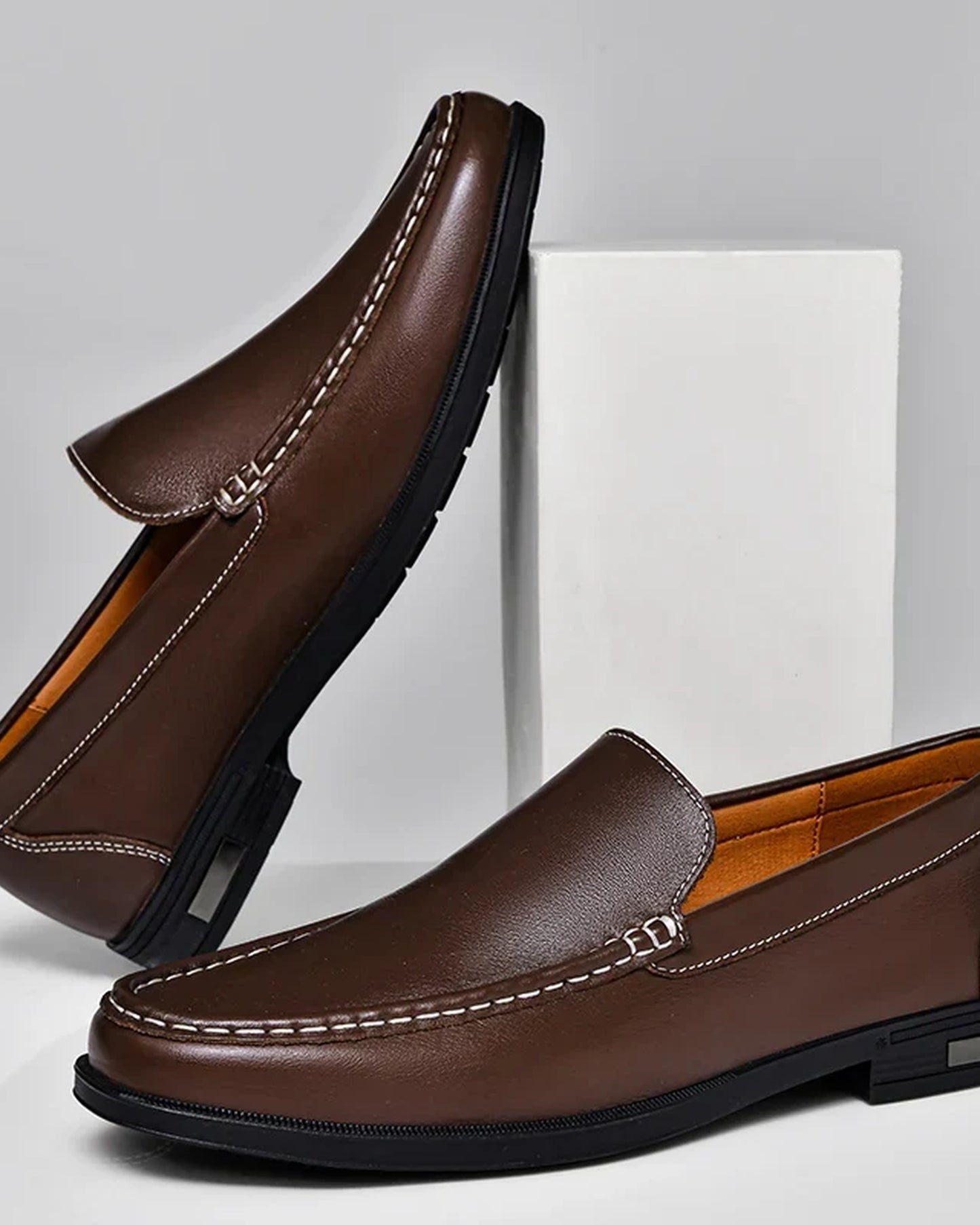 Osvaldo Heren Sko | Lukkede Slip-On | Polstret Indersål