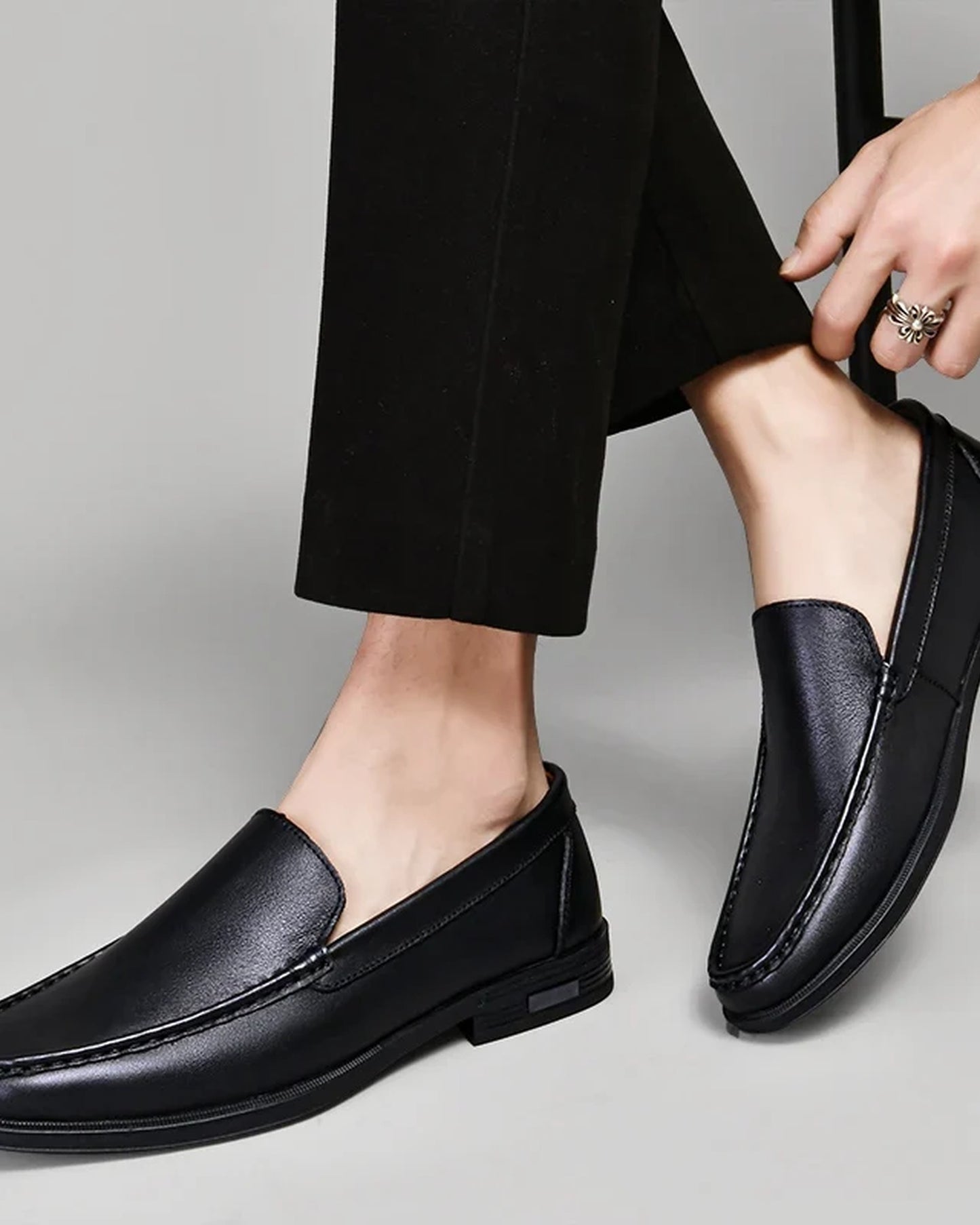 Osvaldo Heren Sko | Lukkede Slip-On | Polstret Indersål