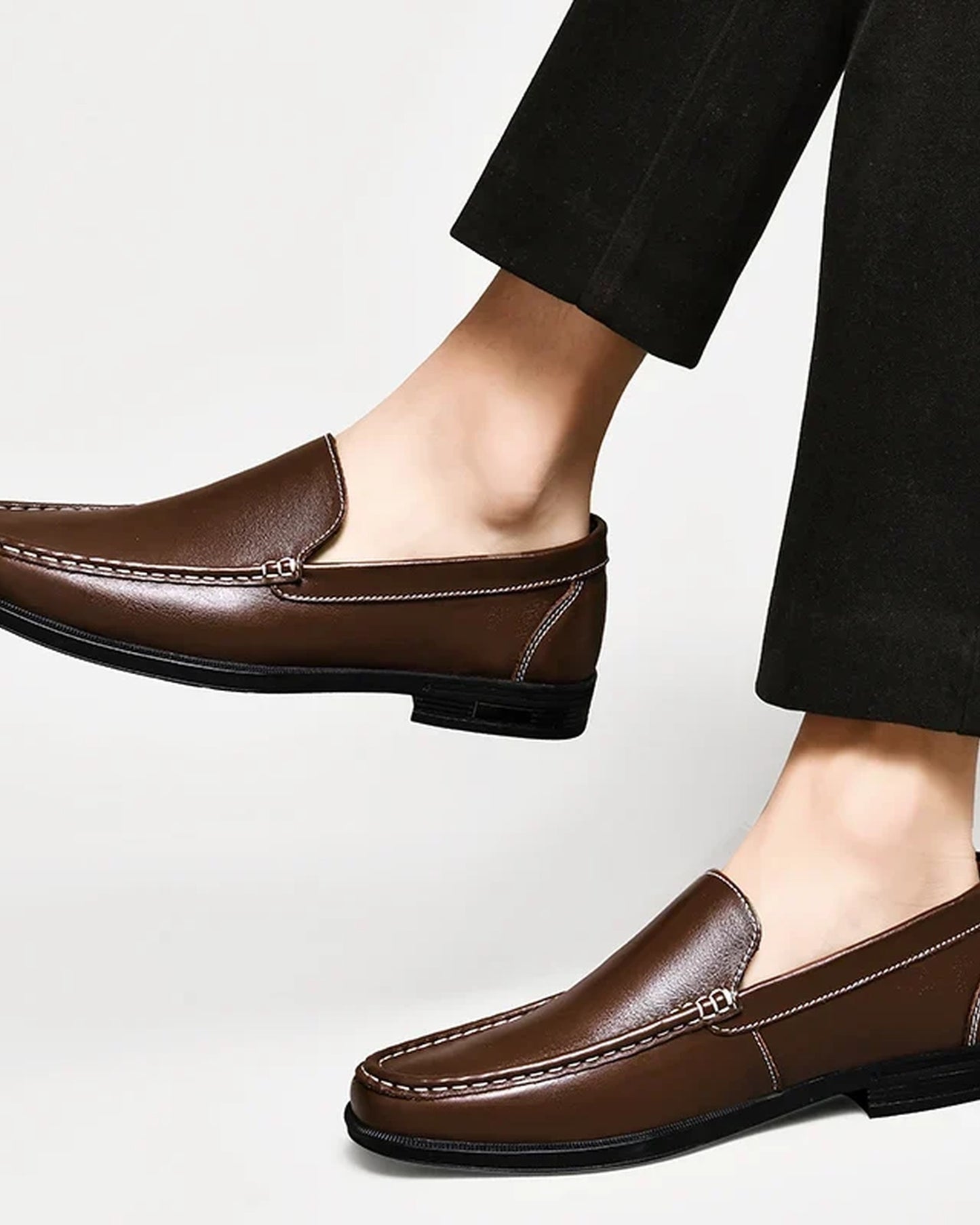 Osvaldo Heren Sko | Lukkede Slip-On | Polstret Indersål