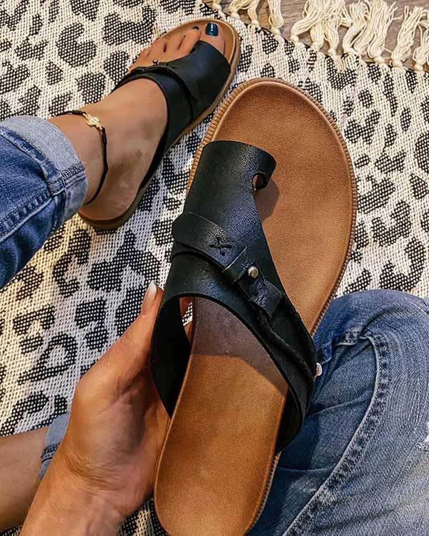 Vera Women's Sandals | Flip Flops | With Buckle