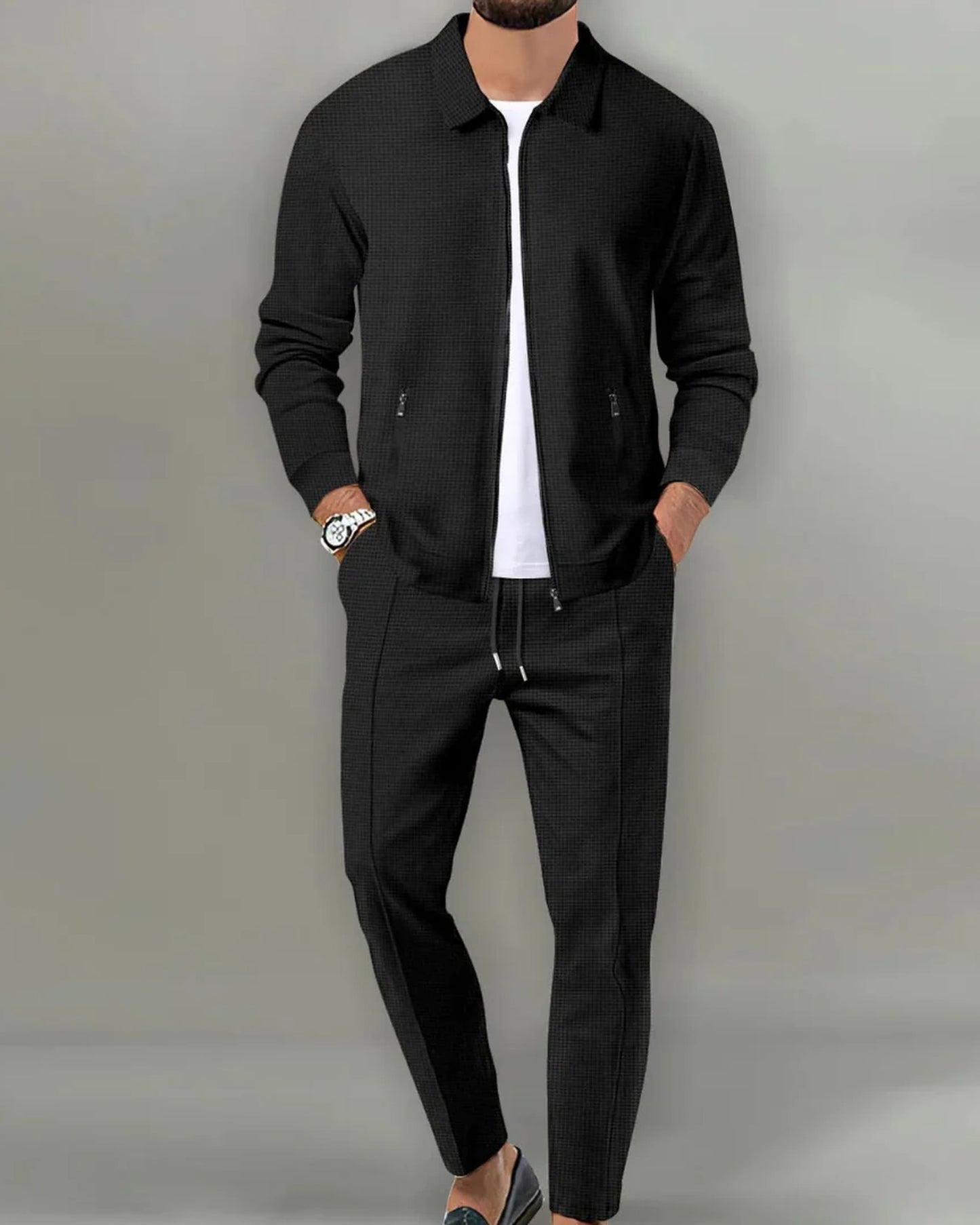 Dante Heren Co-Ord Set | Longline Vest | Wijde Broek