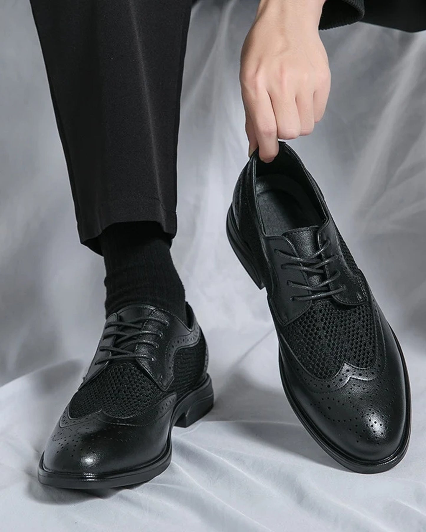 Matteo Heren Boty | Brogue Perforace | Síťovinové Panely