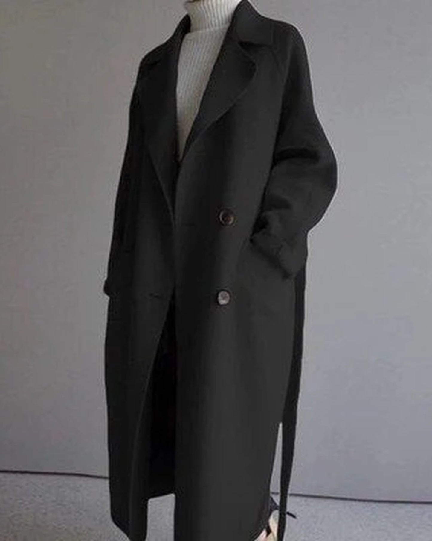 Doriana dámský kabát | Dvojité Knoflíky | Oversize Střih