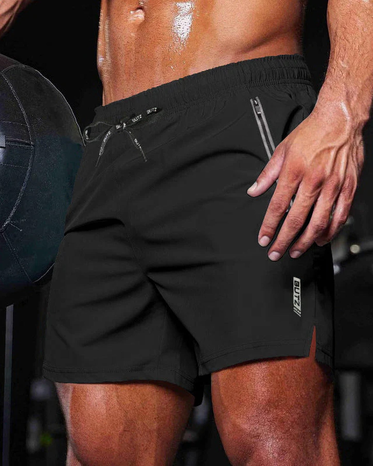 Gabriele Heren Short | Inseam Streep | Vochtafvoerend Materiaal