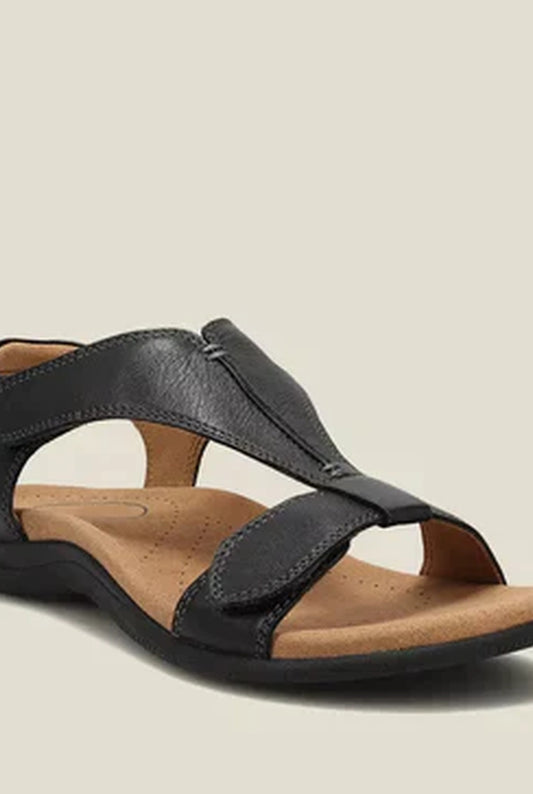 Francette Dames Orthopedische Sandalen | T-band Ontwerp | Elastische Instap