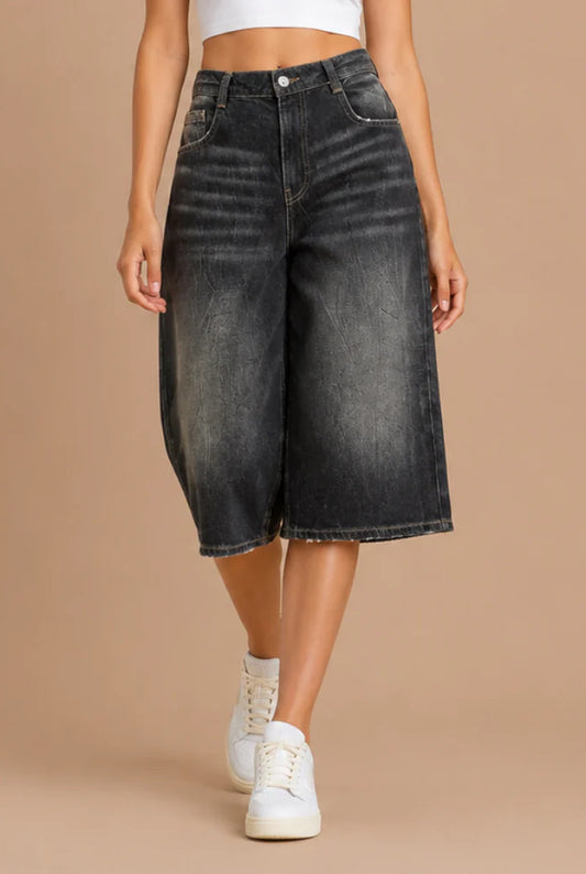 Berenice Dames Jort | Wijde Pasvorm | Hoge Taille