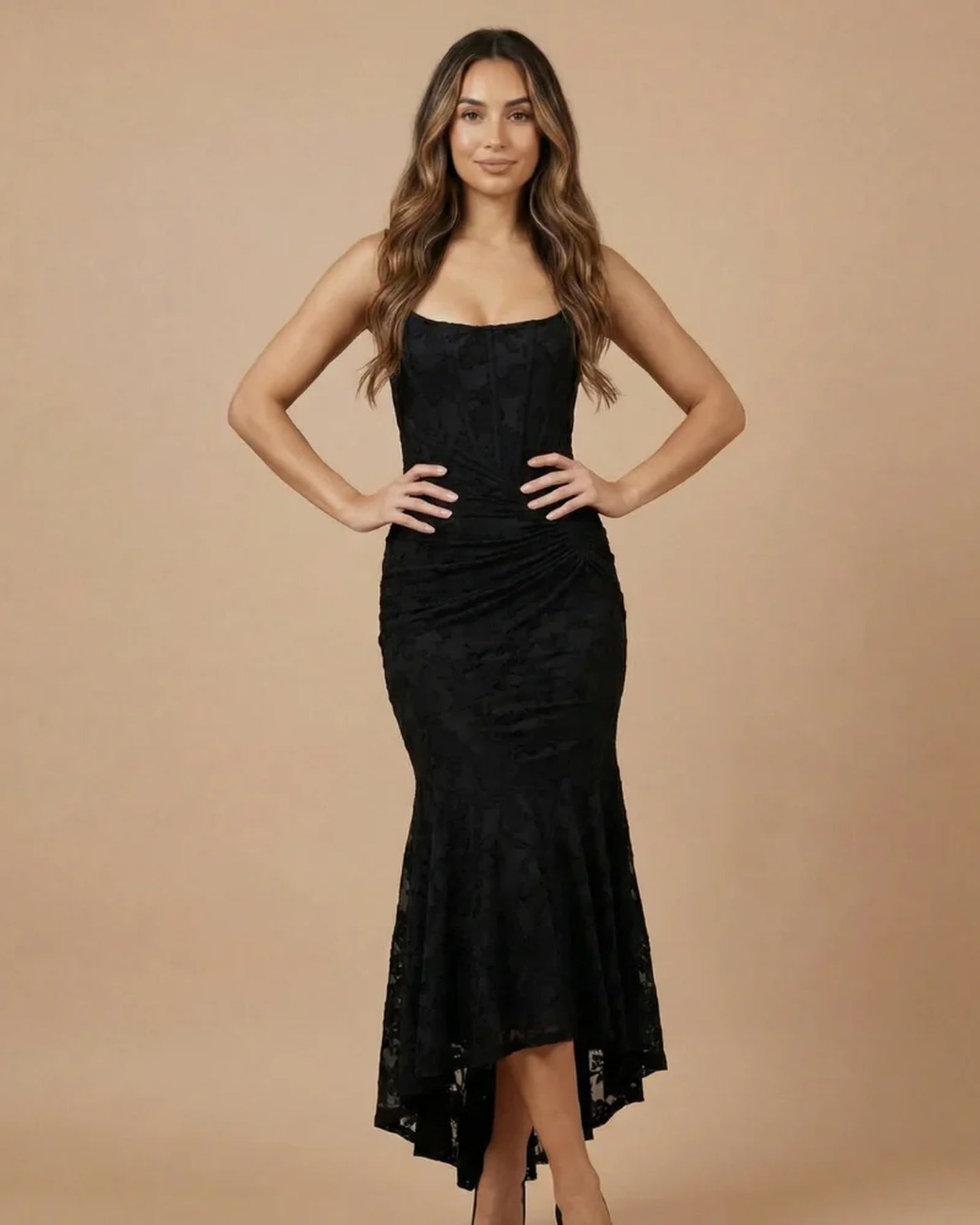 Mina Women's Maxi Dress | Strapless Bodice | Mermaid Silhouette